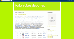 Desktop Screenshot of informacionsobrelosdeportes.blogspot.com