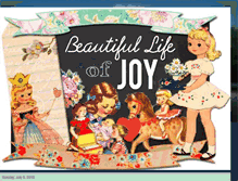 Tablet Screenshot of beautifullifeofjoy.blogspot.com