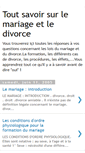 Mobile Screenshot of mariage-divorce.blogspot.com