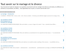 Tablet Screenshot of mariage-divorce.blogspot.com