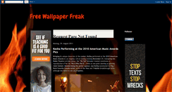 Desktop Screenshot of freewallpaperfreak.blogspot.com