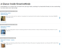 Tablet Screenshot of kreativemindzthreadz.blogspot.com