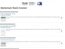 Tablet Screenshot of momentumstockinvestor.blogspot.com