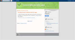 Desktop Screenshot of comandomafiaazulsetelagoas.blogspot.com