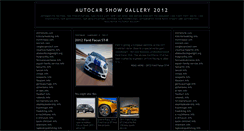 Desktop Screenshot of allautocarshowgallery2012.blogspot.com