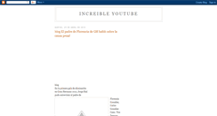 Desktop Screenshot of increibleyoutube.blogspot.com
