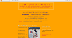 Desktop Screenshot of cestquoicecirque.blogspot.com