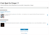Tablet Screenshot of cestquoicecirque.blogspot.com