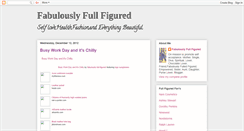 Desktop Screenshot of fabulouslyfullfigured.blogspot.com