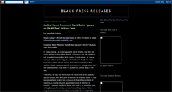 Desktop Screenshot of blackpressreleases.blogspot.com