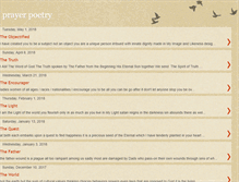 Tablet Screenshot of prayerpoetry.blogspot.com