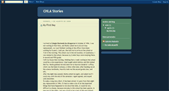 Desktop Screenshot of chlastories.blogspot.com