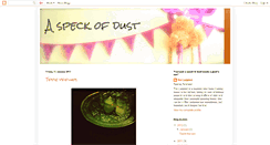 Desktop Screenshot of a-speck-of-dust.blogspot.com