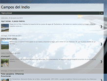 Tablet Screenshot of camposdelindio.blogspot.com