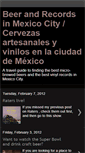 Mobile Screenshot of beerandrecordsinmexicocity.blogspot.com