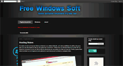 Desktop Screenshot of freewindowssoft.blogspot.com