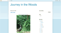 Desktop Screenshot of journeyinthewoods.blogspot.com