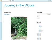 Tablet Screenshot of journeyinthewoods.blogspot.com