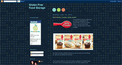 Desktop Screenshot of glutenfreefoodstorage.blogspot.com