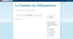 Desktop Screenshot of lescadeauxdubienetre-delassement.blogspot.com