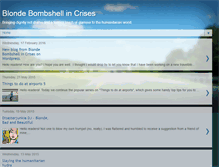Tablet Screenshot of blondebombshellincrises.blogspot.com
