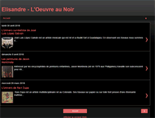 Tablet Screenshot of elisandre-librairie-oeuvre-au-noir.blogspot.com