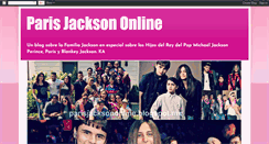 Desktop Screenshot of parisjacksononline.blogspot.com