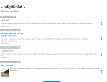 Tablet Screenshot of meylicious.blogspot.com