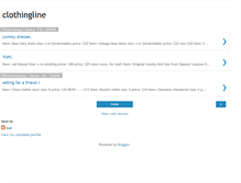 Tablet Screenshot of clothingline.blogspot.com