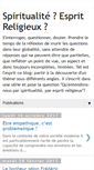 Mobile Screenshot of interrogationspiritualite.blogspot.com