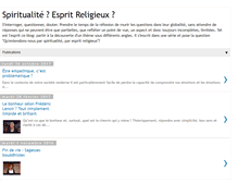 Tablet Screenshot of interrogationspiritualite.blogspot.com