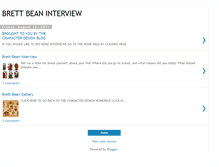 Tablet Screenshot of brett-bean-interview.blogspot.com