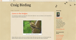 Desktop Screenshot of craigbirding.blogspot.com