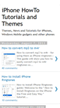 Mobile Screenshot of howto-themes-for-iphones.blogspot.com