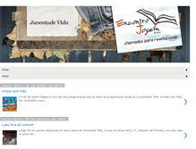 Tablet Screenshot of juventudecomvida.blogspot.com