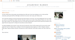 Desktop Screenshot of anarchicramen.blogspot.com