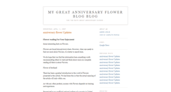 Desktop Screenshot of anniversary-flower-zone514.blogspot.com