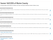 Tablet Screenshot of blainesoonersuccess.blogspot.com