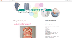 Desktop Screenshot of junkjunkettyjunk.blogspot.com