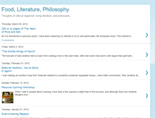 Tablet Screenshot of foodliteraturephilosophy.blogspot.com