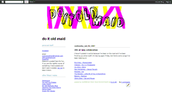 Desktop Screenshot of doitoldmaid.blogspot.com