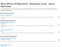 Tablet Screenshot of aboutdepressioneffects.blogspot.com