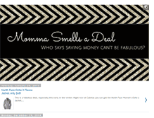 Tablet Screenshot of mommasmellsadeal.blogspot.com