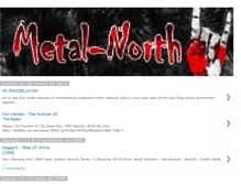 Tablet Screenshot of metal-north.blogspot.com