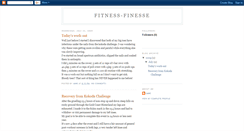 Desktop Screenshot of fitness-finesse.blogspot.com