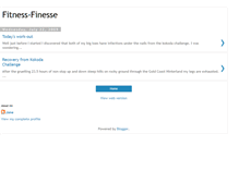 Tablet Screenshot of fitness-finesse.blogspot.com