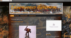 Desktop Screenshot of craftworldbehemoth.blogspot.com