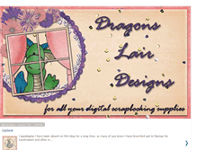 Tablet Screenshot of dragonslairdesigns.blogspot.com