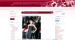 Desktop Screenshot of celebritygossip-victoriabeckham.blogspot.com