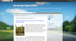 Desktop Screenshot of notonlybadthingsinafrica.blogspot.com